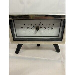 Tick Tock Clock Mid Century Modern